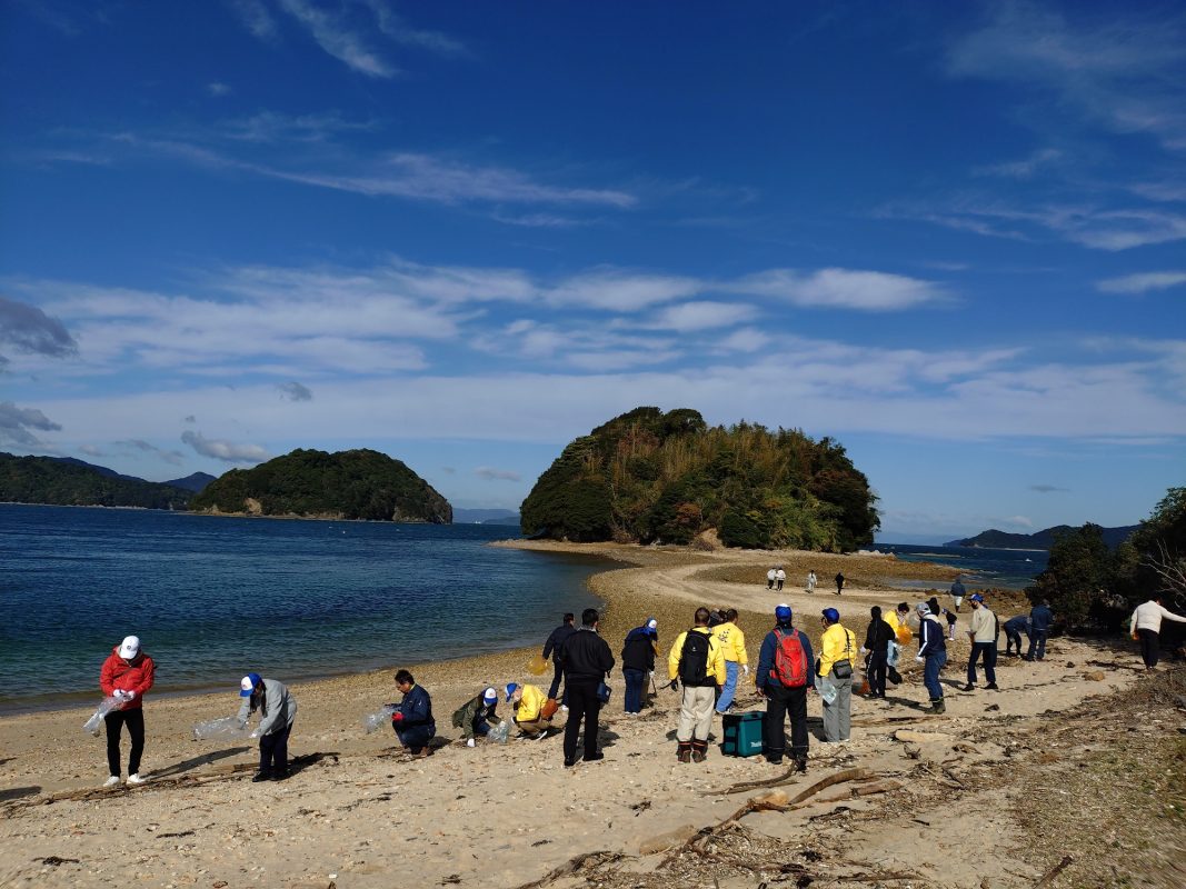 真宮島海そうじ終了のお知らせ